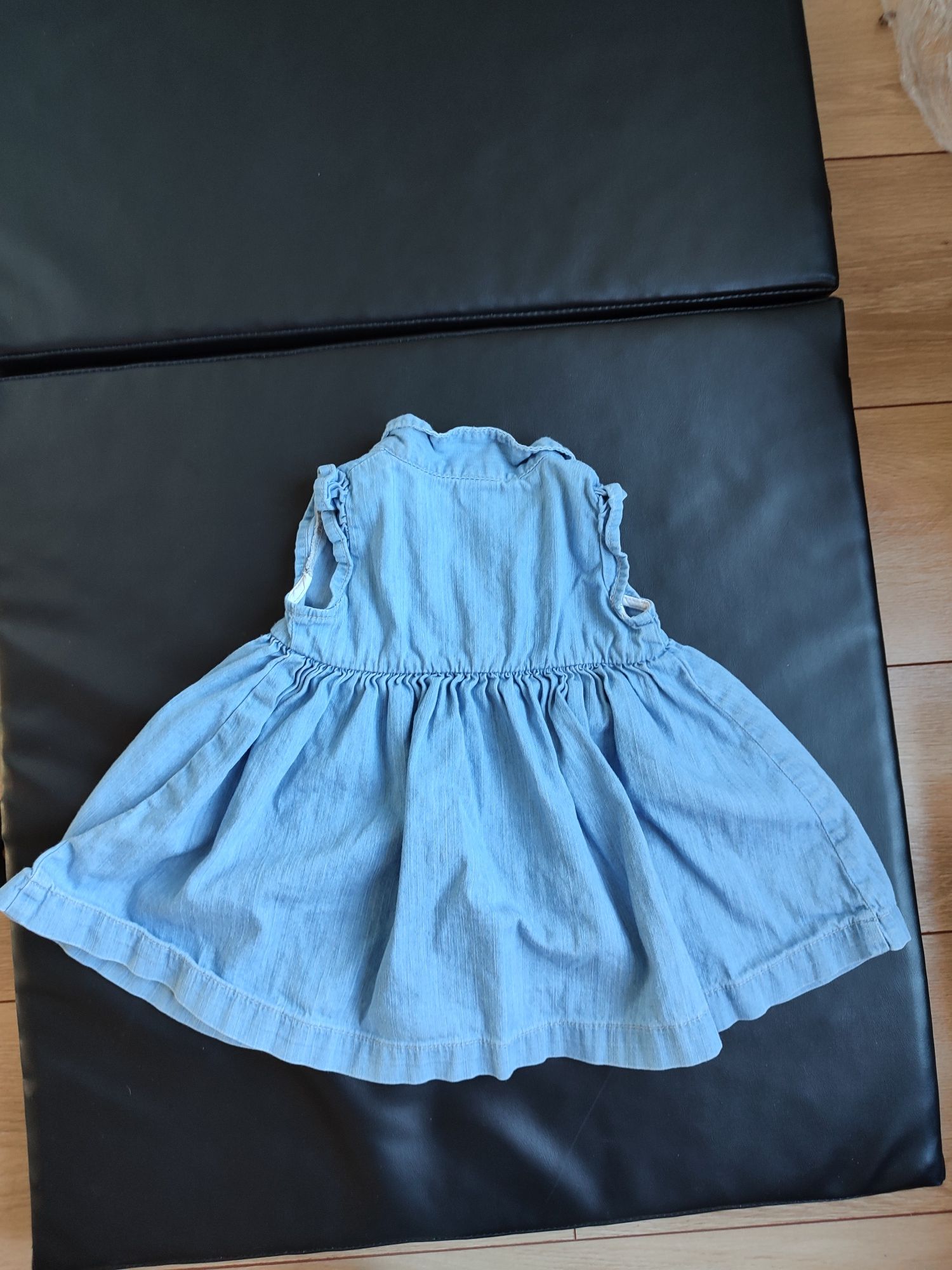 Sukienka jeansowa dziewczęca Baby GAP r 86, 12-18 m