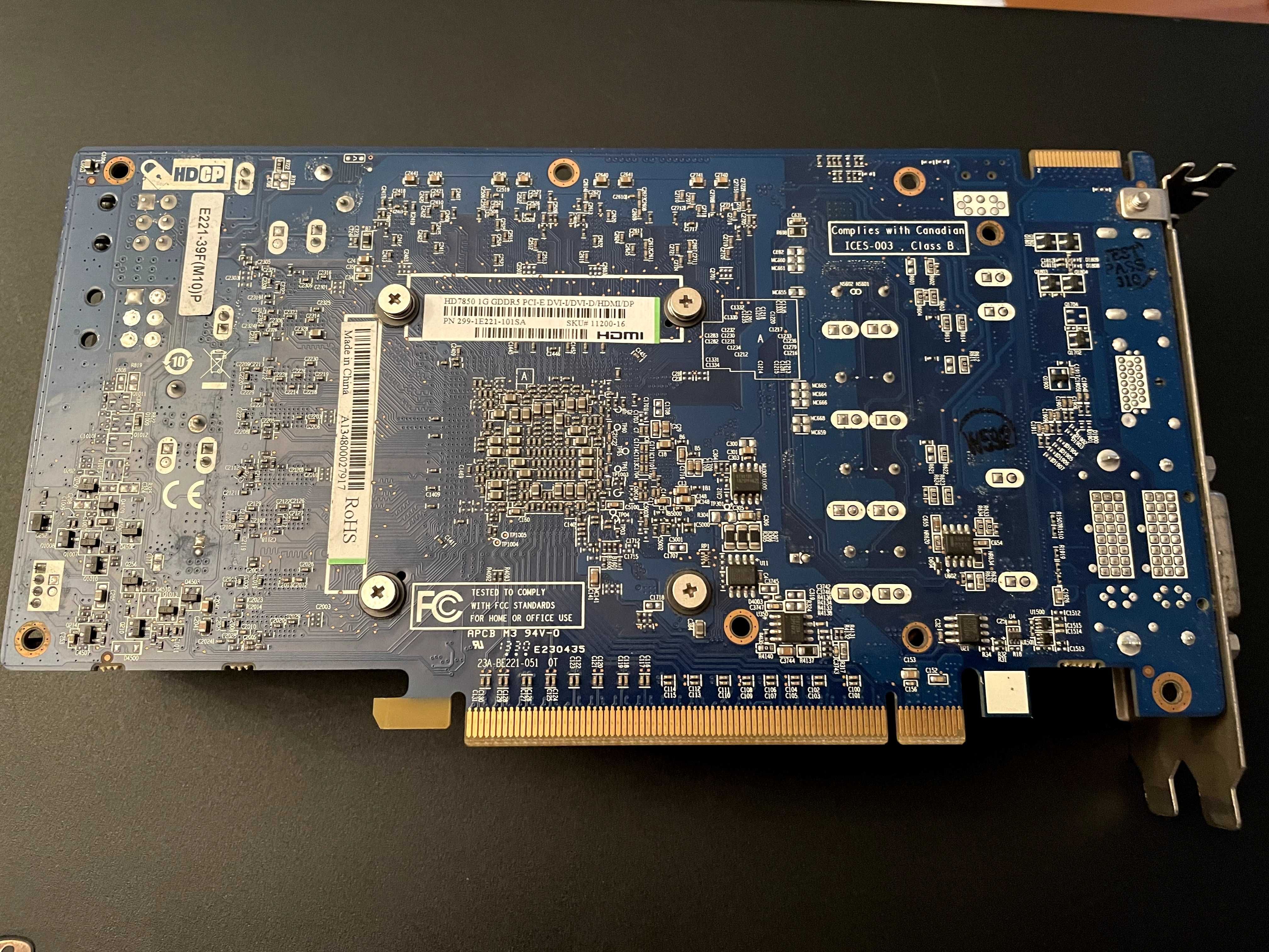 Karta Graficzna SAPPHIRE - HD7850  - 1GB DDR5