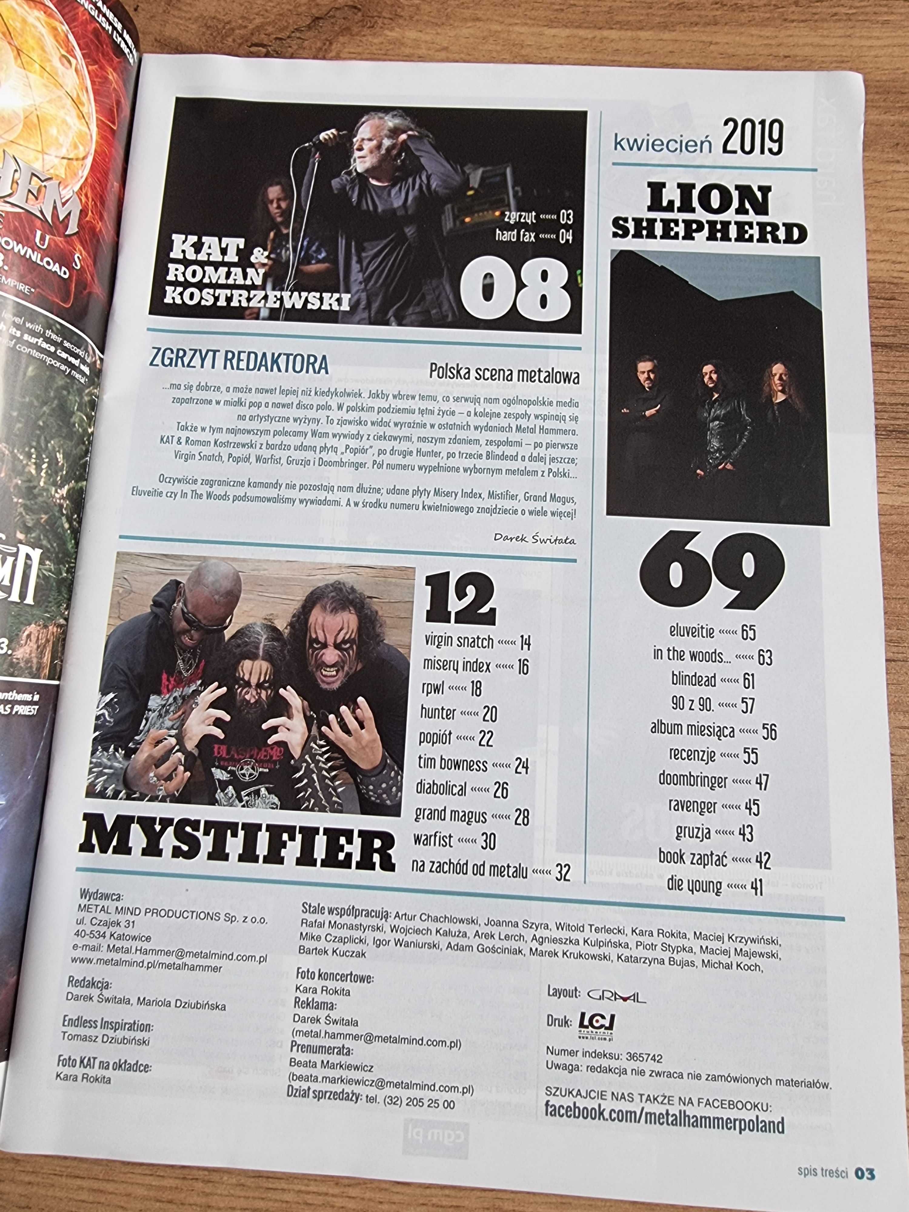 Metal Hammer 2019 - KAT, Plakaty XL: Ghost, Helloween