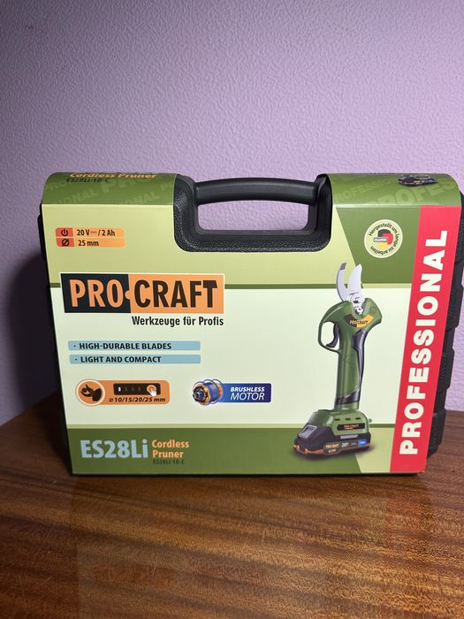 ProCraft ES28Li — безщітковий акумуляторний секатор