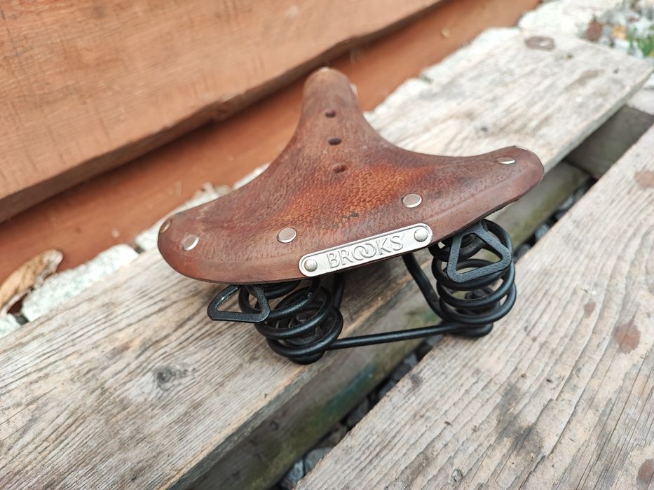 Siodełko rowerowe Brooks B67S skóra Retro MTB