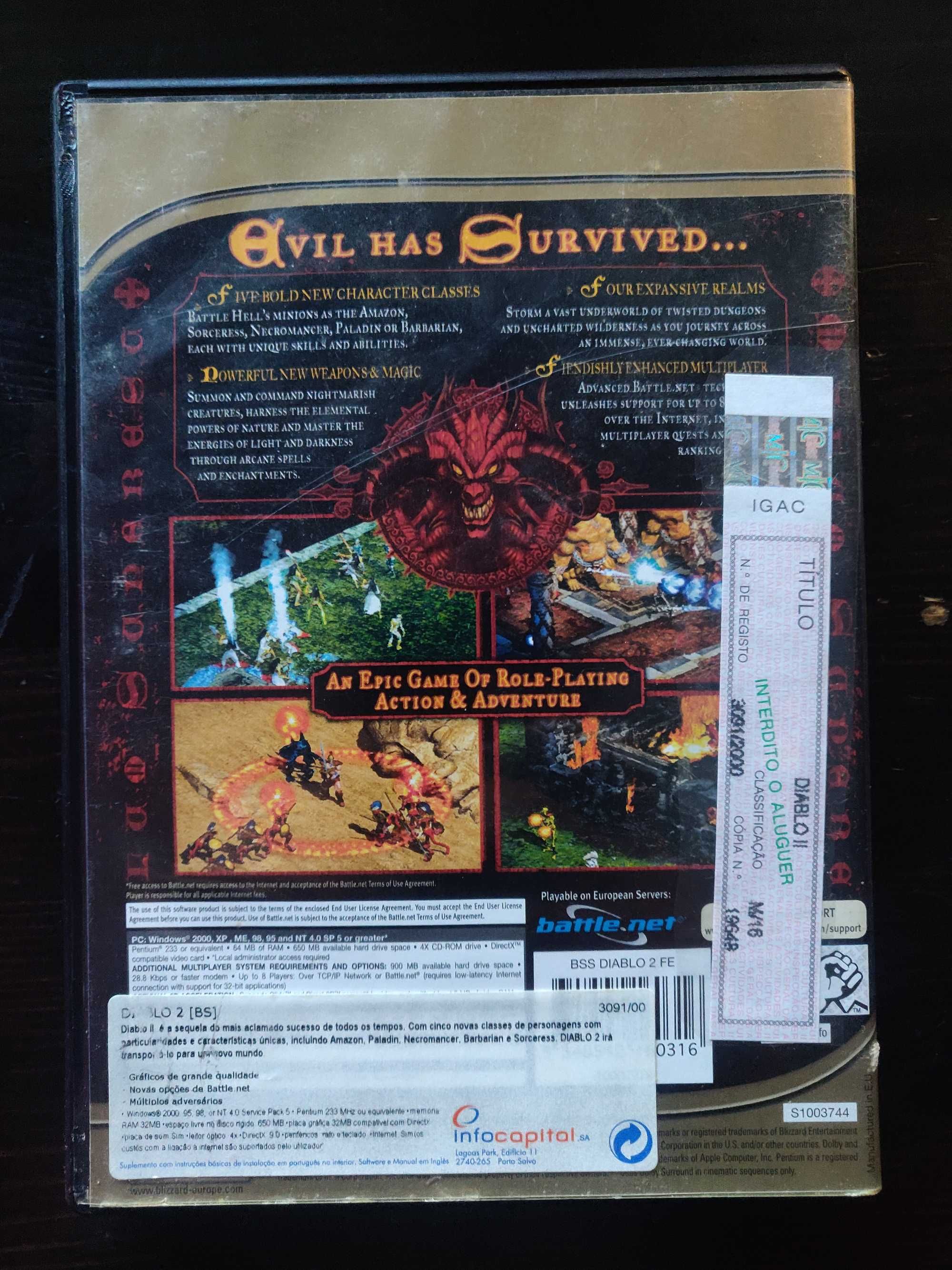 Jogo Diablo 2 PC original