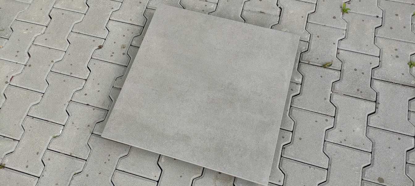 Płytki podłogowe tarasowo chodnikowe gres 60x60x20 Select Grey