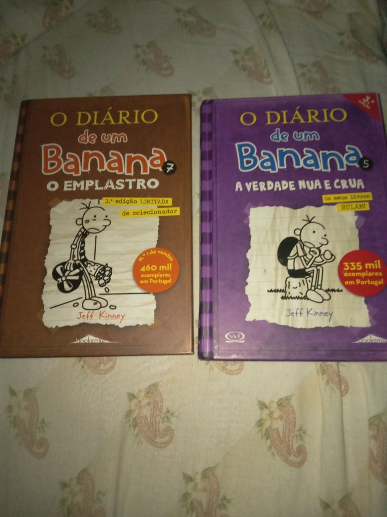 Vendo livros "um dia de um banana"