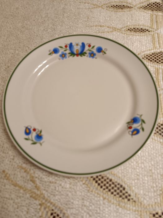 Talerze płaskie, wzór kaszubski cena zbiorcza
