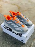 Мужские кроссовки Adidas серые топовые кроссы адидас