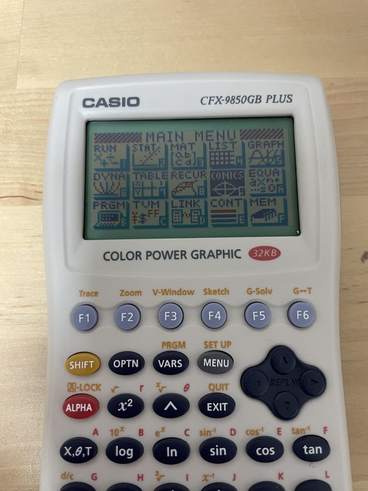 Casio cfx-9850GB Plus White Edition