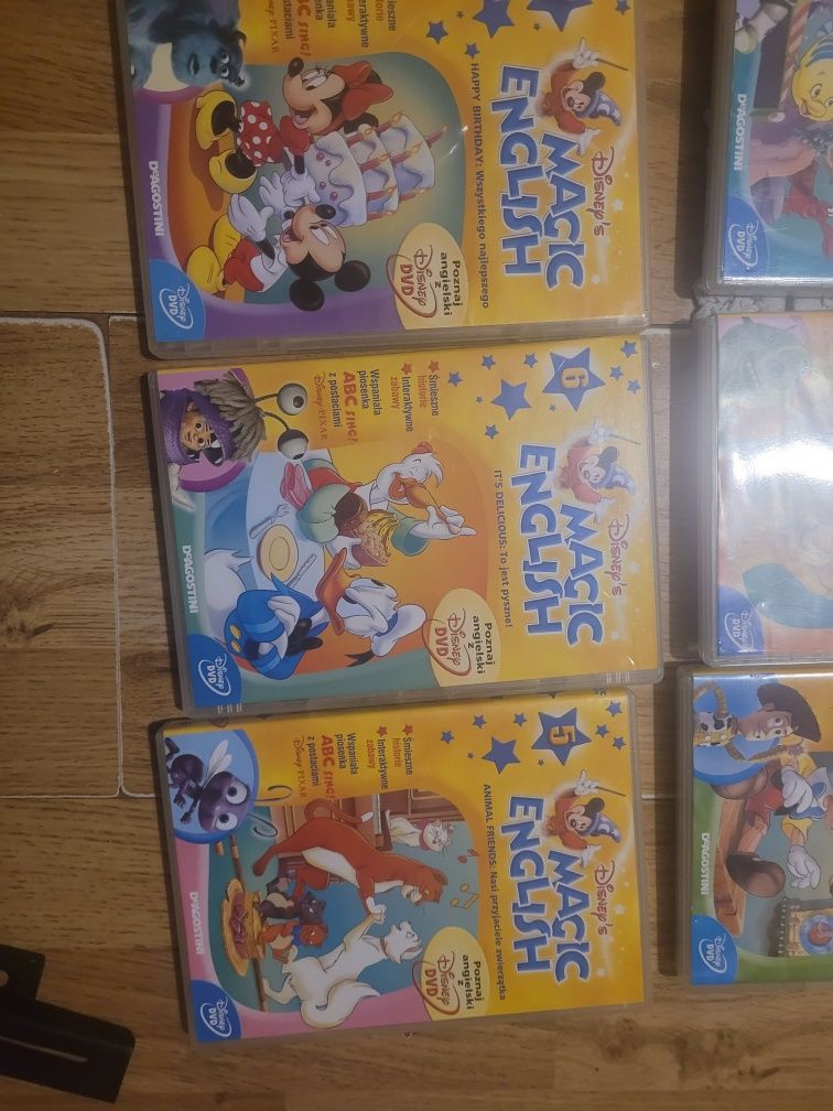 Magic English disney płyty DVD