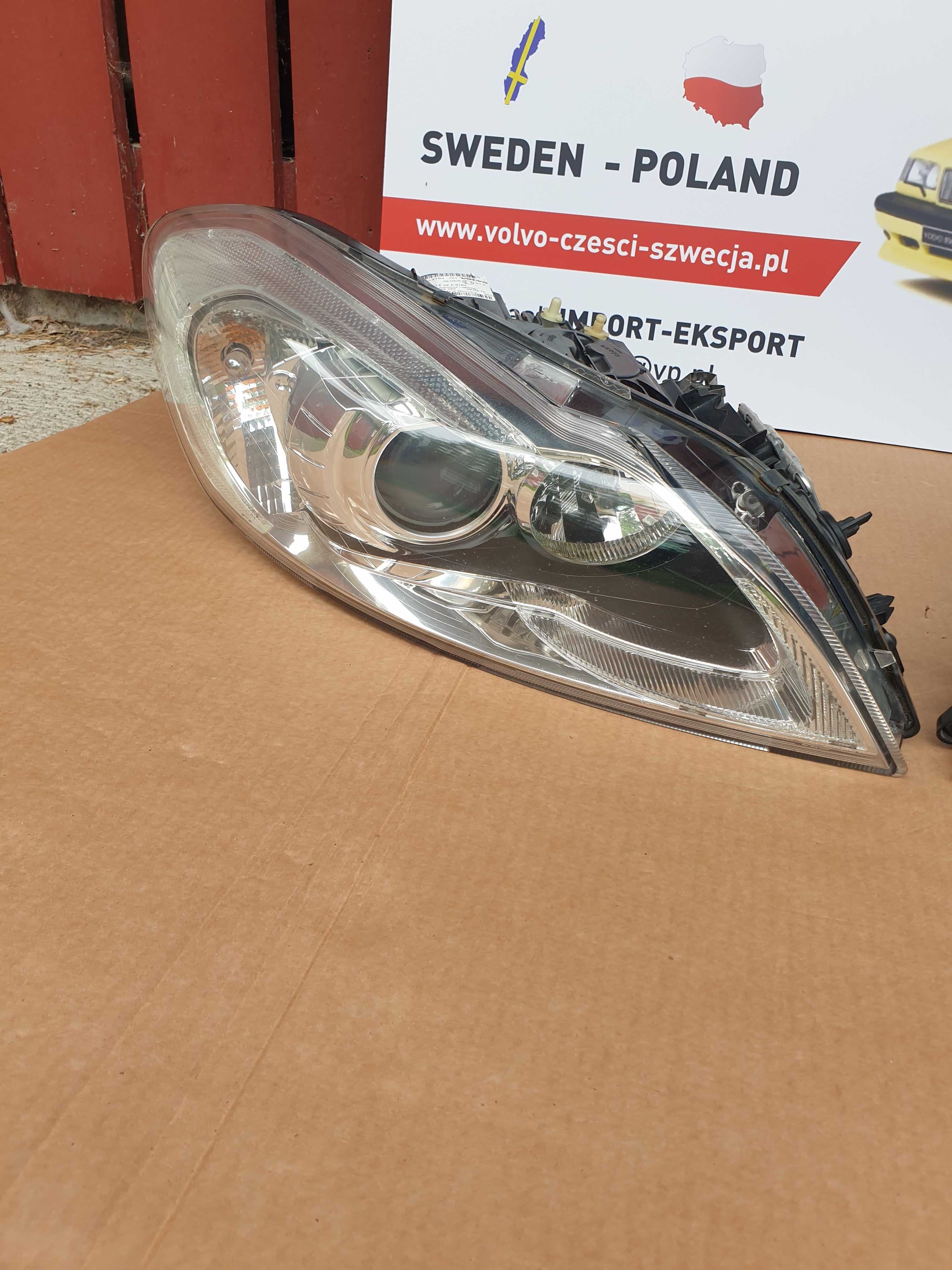 volvo C70 lampa przednia prawa  volvo C70  2010 Rok  EU  XENON