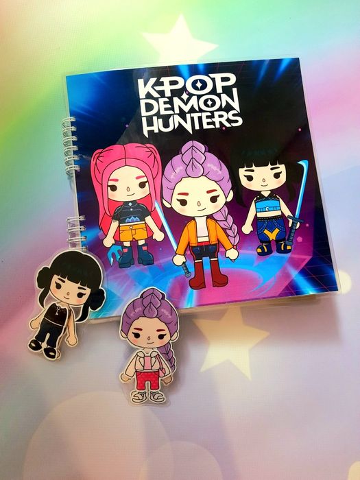 Demon Hunter на липучках демон хантер ліпучках альбом книжка тока бока