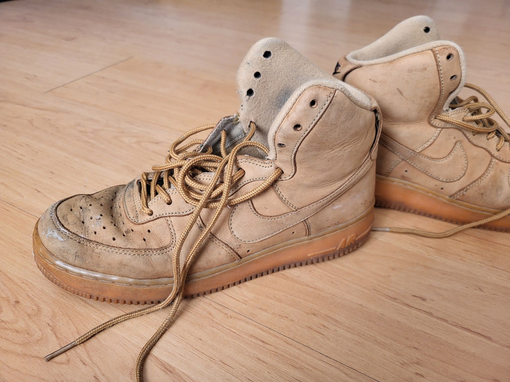 Nike air force 1 high Iv8 3 miodowe karmelowe za kostkę Low