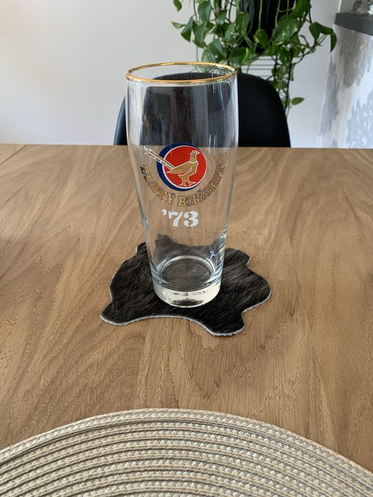 szklanka do piwa Zlatý Bažant ’73 0,5l