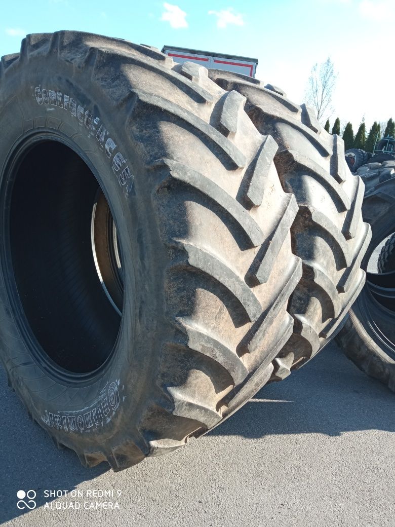 650/65R38 Continental opony używane rolnicze para