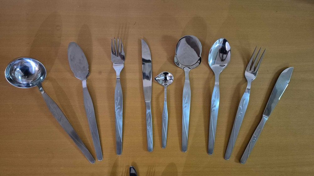 Faqueiro Completo em Inox - Conjunto 12 Pessoas