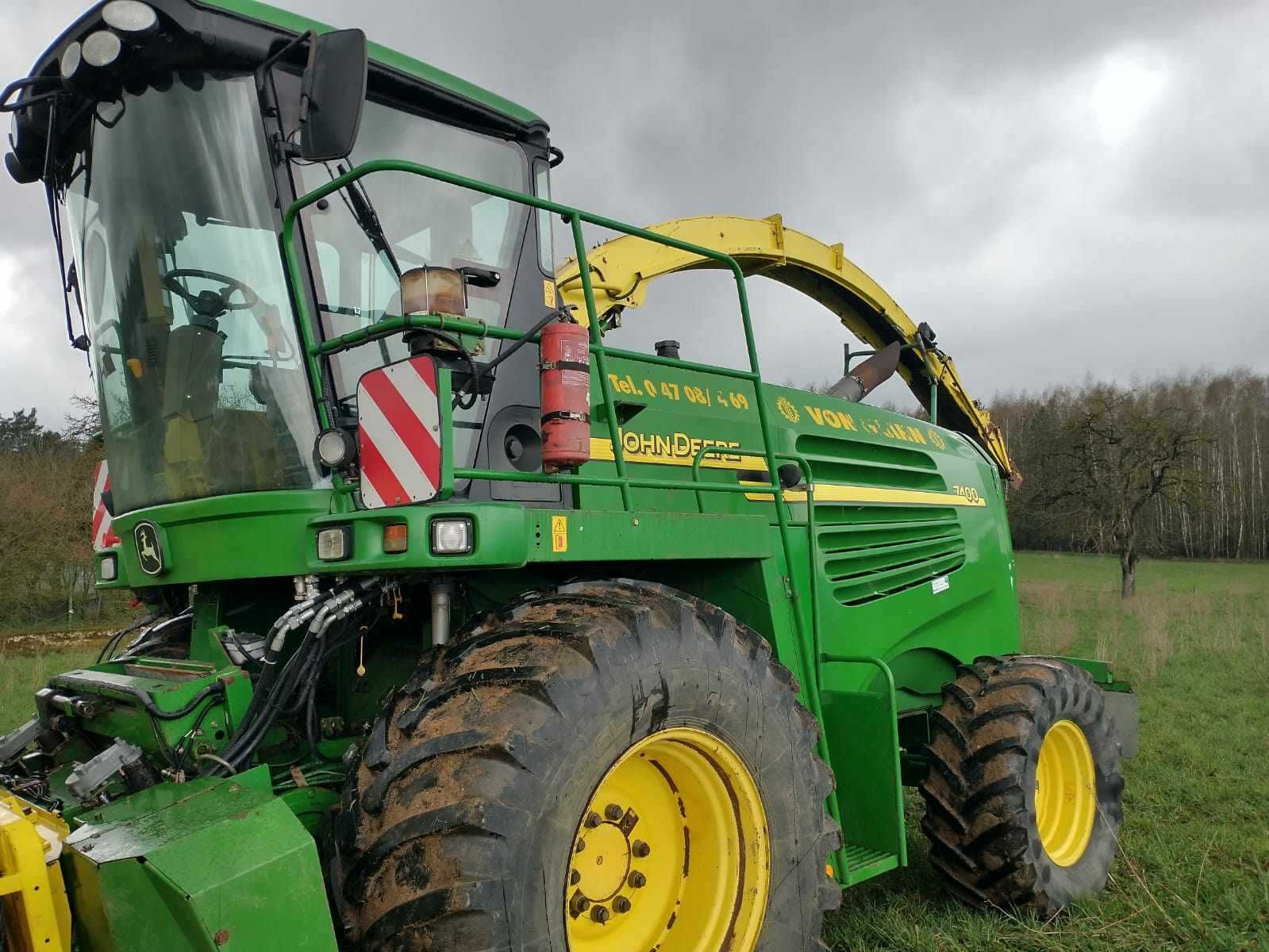 John Deere 7400 Sieczkarnia do kukurydzy