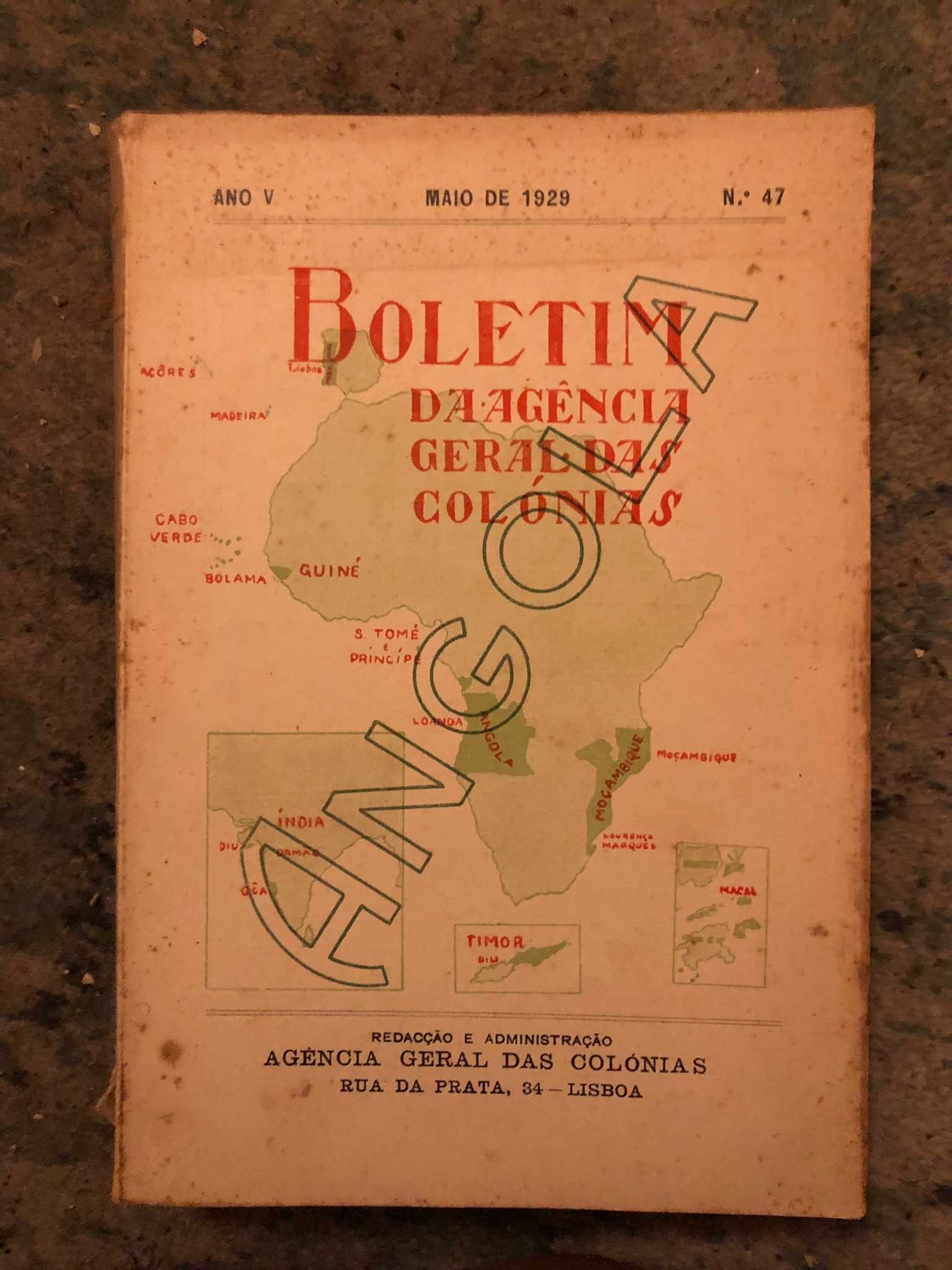 Boletins da Agência Geral das Colónias 1929