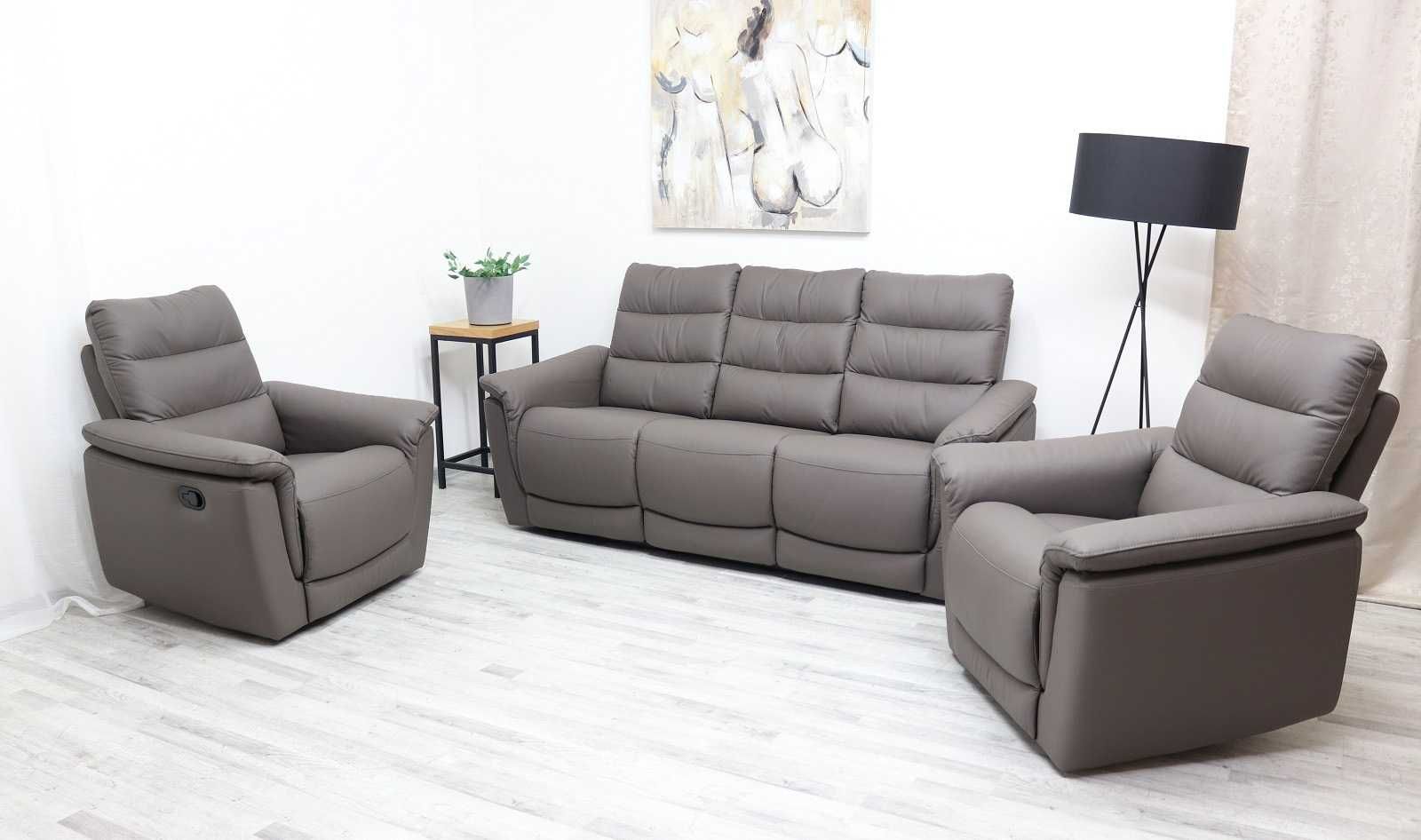 Komplet wypoczynkowy ALEX 311 - Skóra naturalna! RABAT do -25%