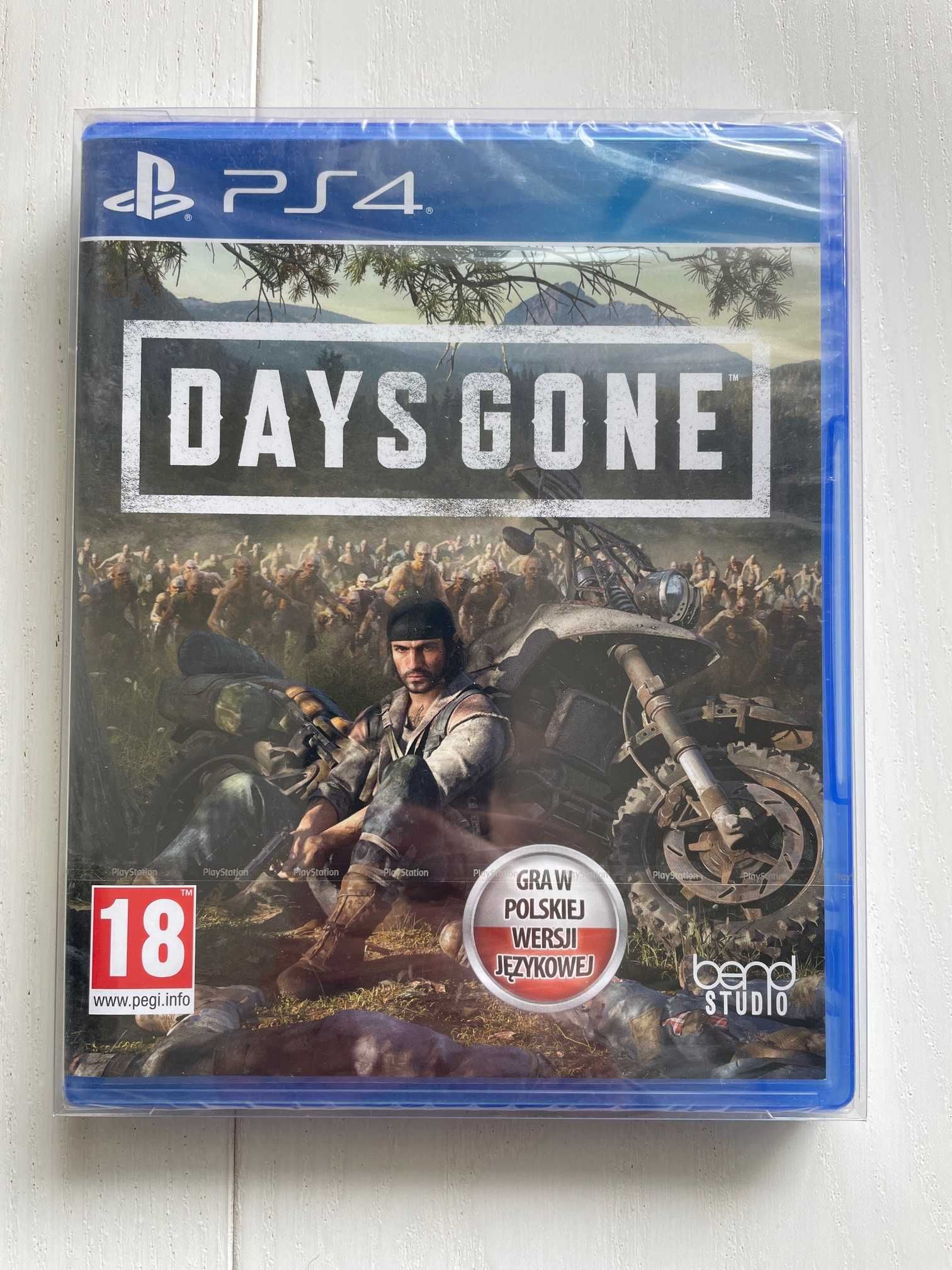 Gra PS4 Days Gone. Nowa, folia, protektor, PL, PEGI