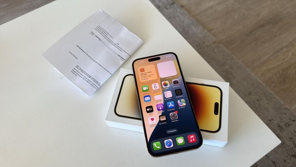 Vendo iPhone 14 Pro Max 512Gb Livre Gold