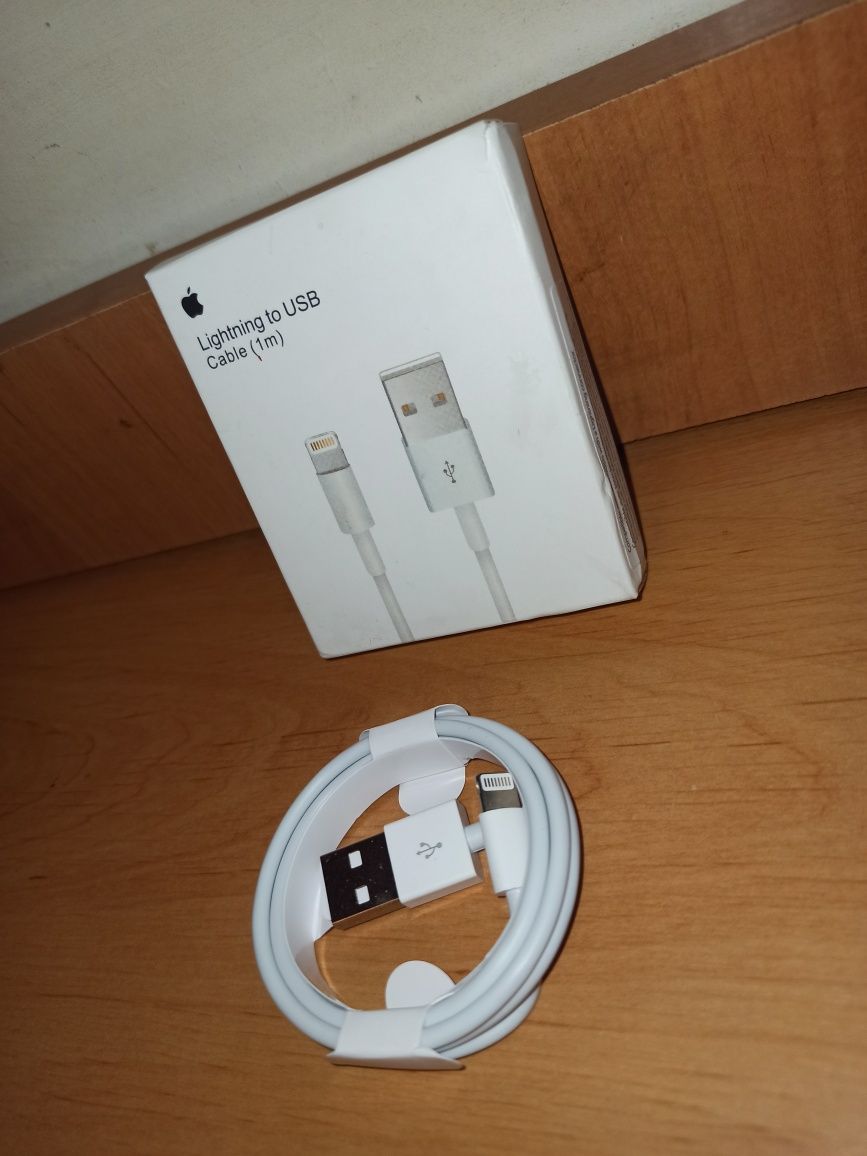 Przewód zasilający IPhone 1m ORYGINALNYKabel Lightning - USB