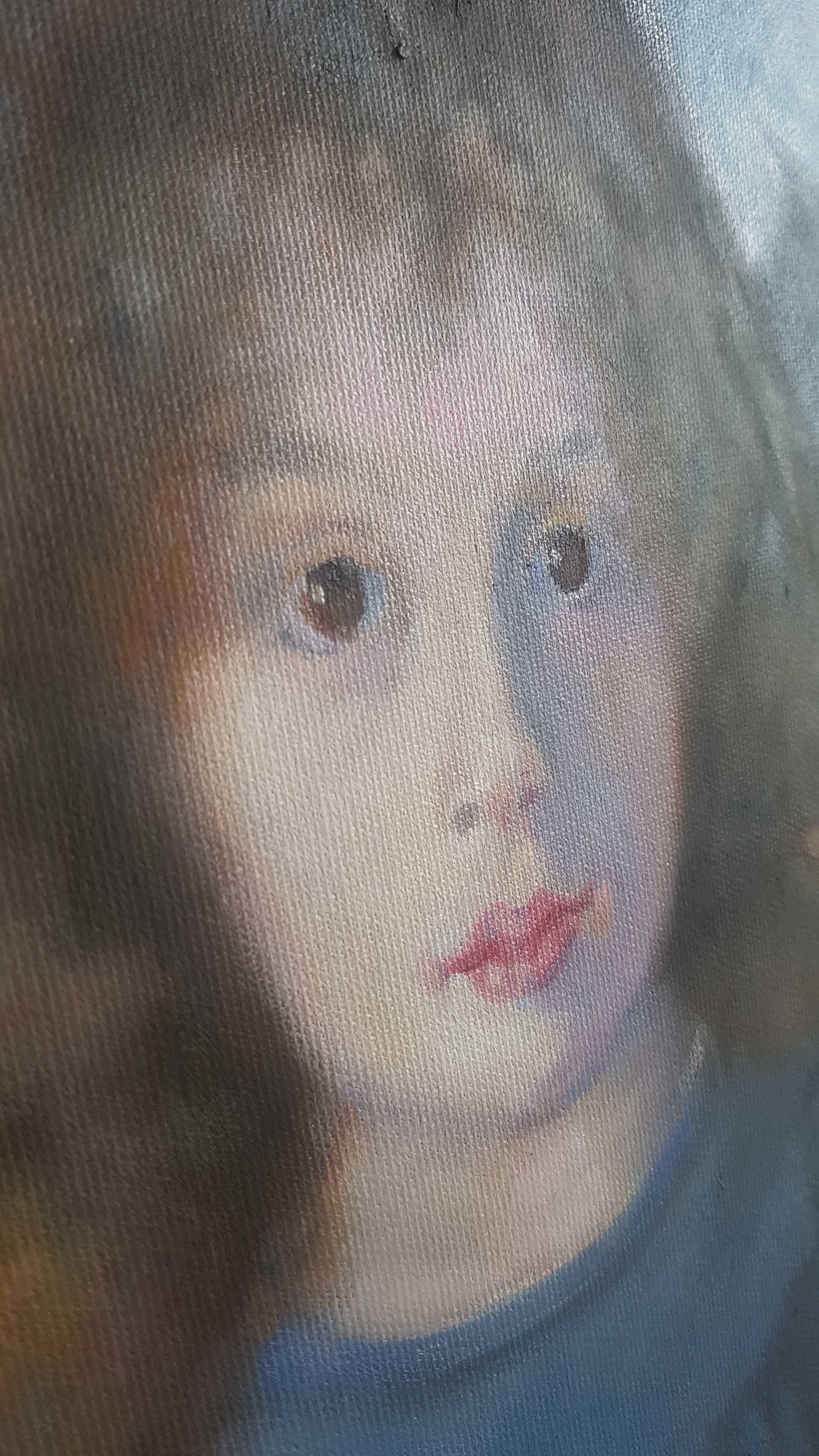 Obraz "Dziewczynka z chryzantemami" Olgi Boznańskiej (2023)