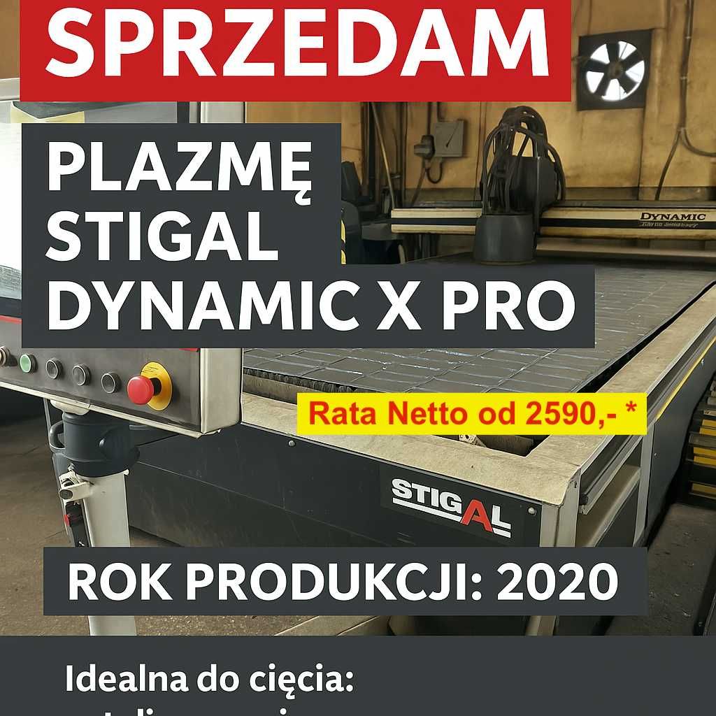 STIGAL DYNAMIC X PRO Cebora Prof 166 HQC plazma model 2020r.