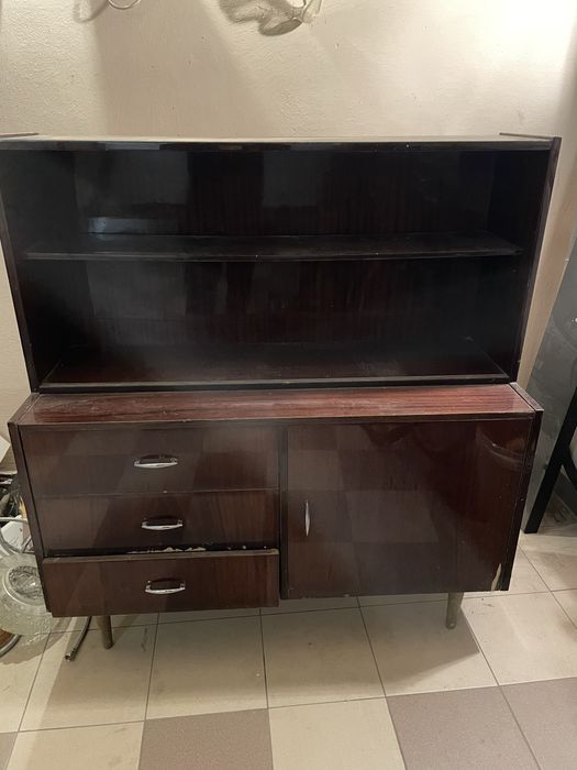 Kredens prl vintage retro Zamojskie Fabryki mebli