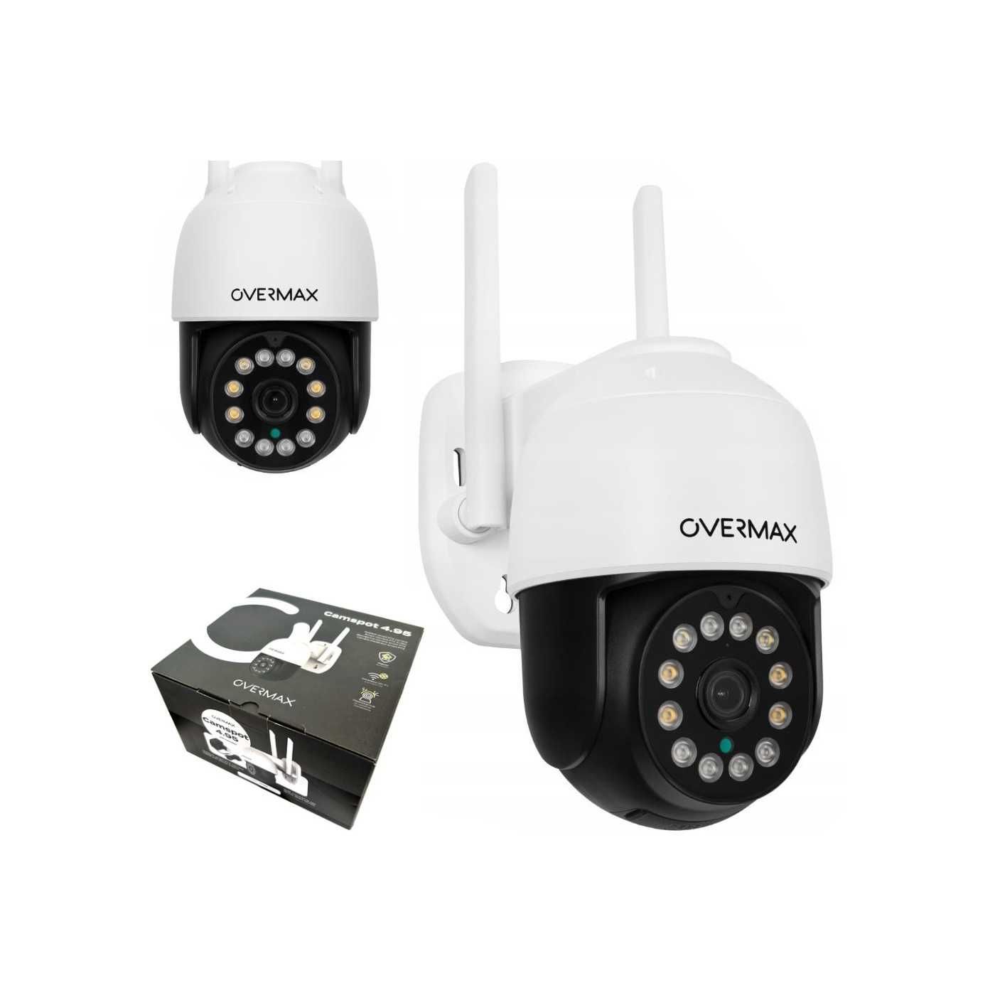 Kamera zewnętrzna Obrotowa WiFi IP Monitoring ULTRA HD Garaż Dom 128GB