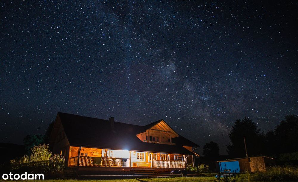 Beskid Niski, gospodarstwo agroturystyczne, dworek drewniany sprzedamy