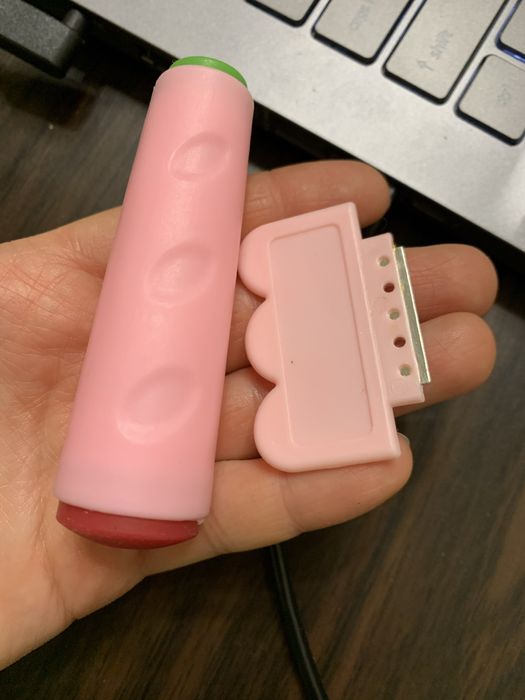 Двусторонній стампер+скребок.Стемпінг для декорирования ногтей