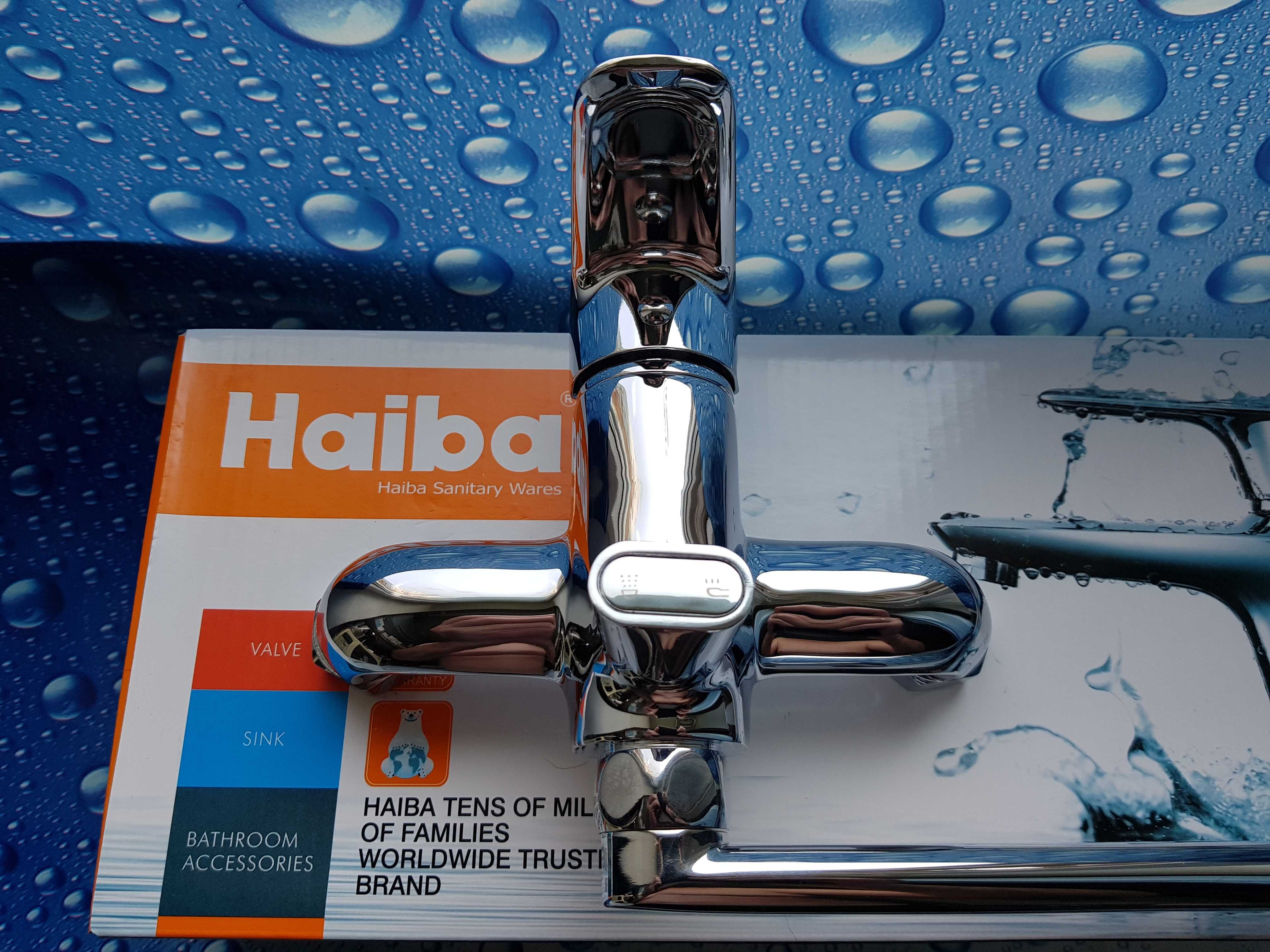 Смеситель змiшувач для ванны Haiba Dario 006 euro Латунь 100%