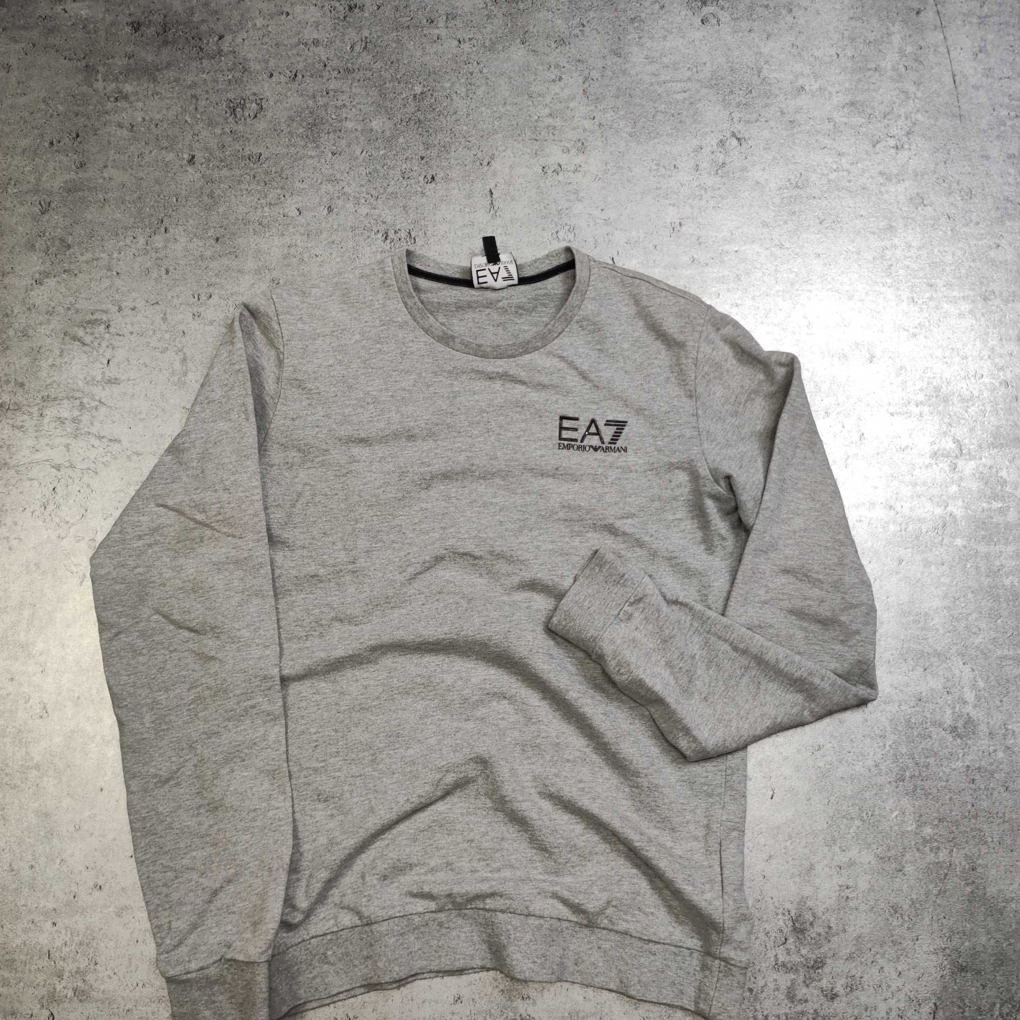 DAMSKA Bluza Lekka Długi Rękaw Bluzka EA7 Emporio Armani PREMIUM logo