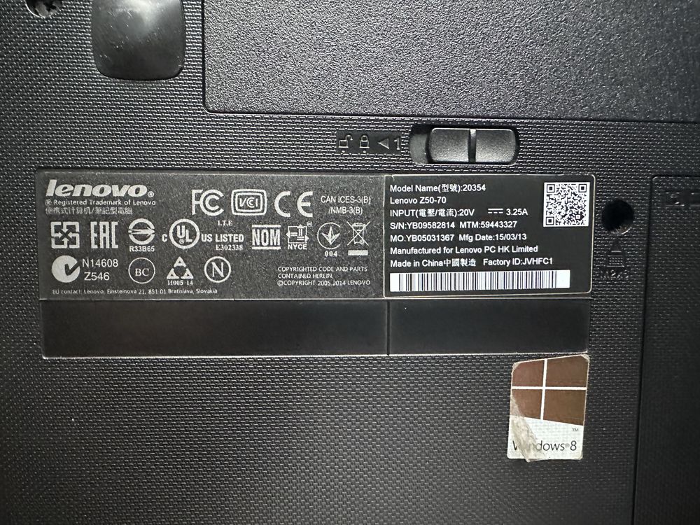 Laptop Lenovo …………..