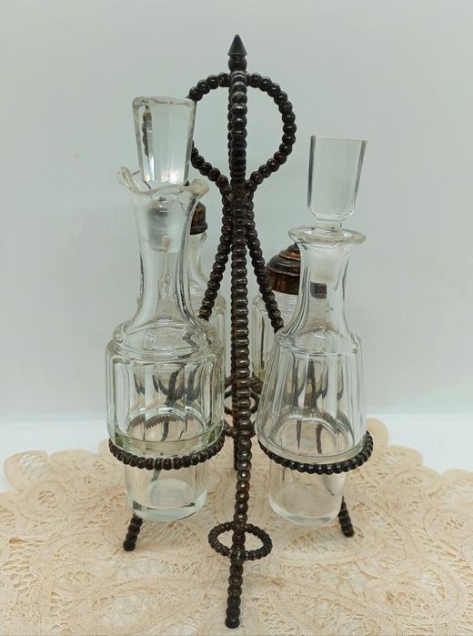 Антикварний крует судок підставка для спецій прянощів