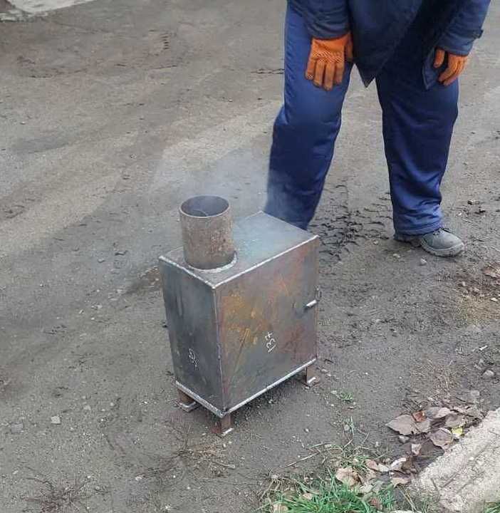Піч Буржуйка від виробника метал 3 мм