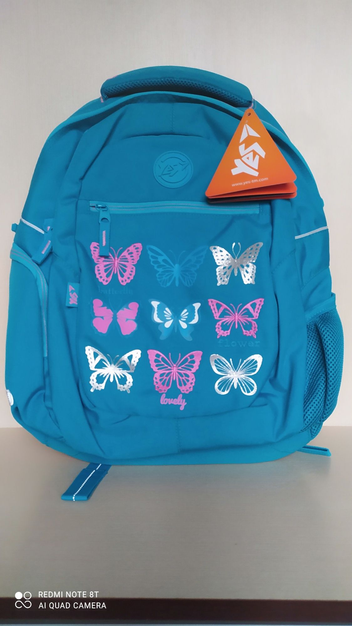 Рюкзаки Yes,Kite Education Chilling Cat K22-700M, T-23"Butterfly mood"