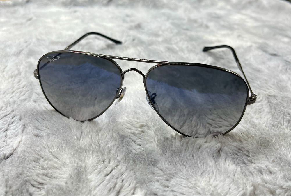 Nowe okulary Ray-Ban RB 3825 z fakturą - oryginał, nieużywane