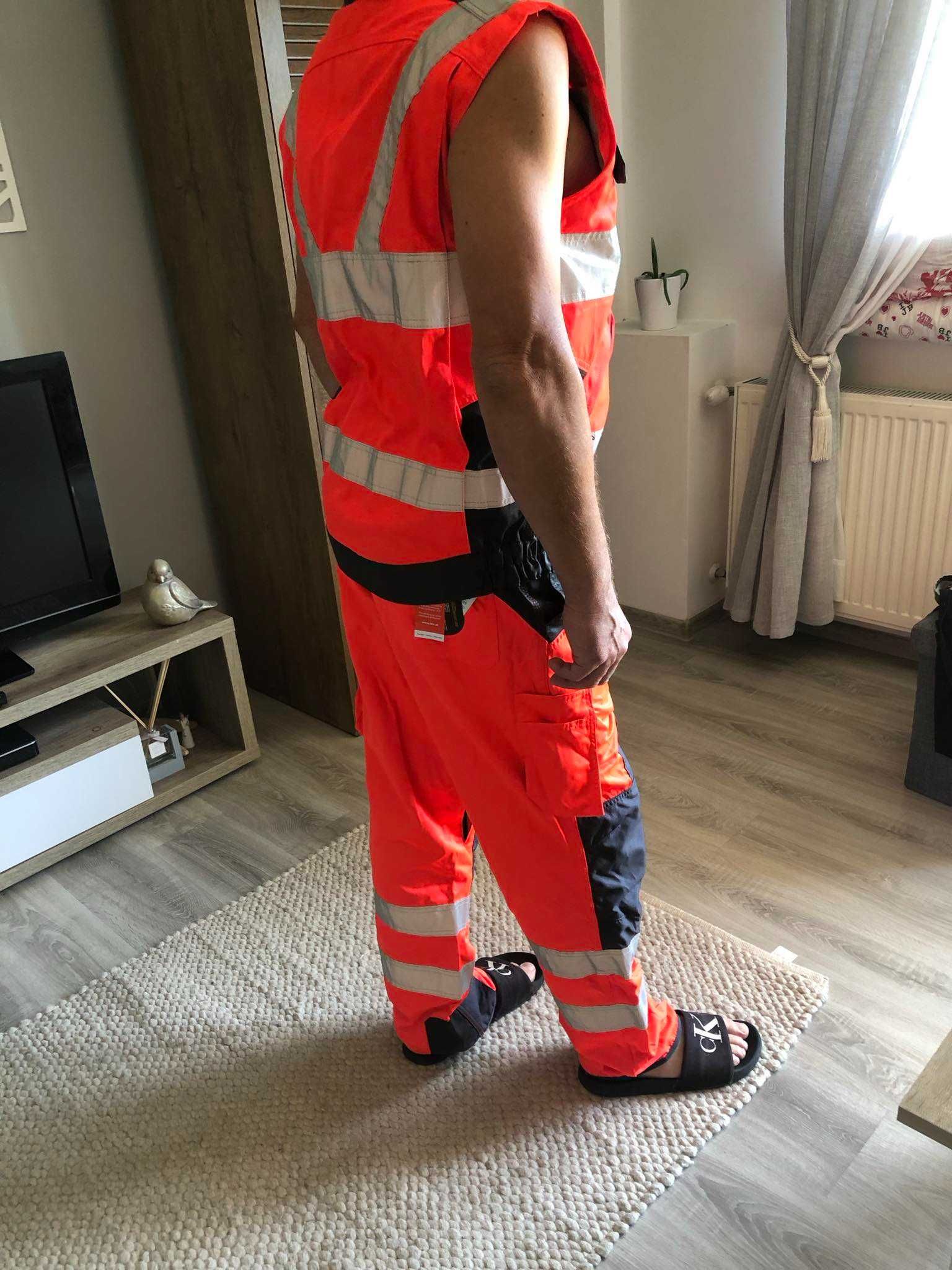 spodnie robocze i kamizelka roz.52