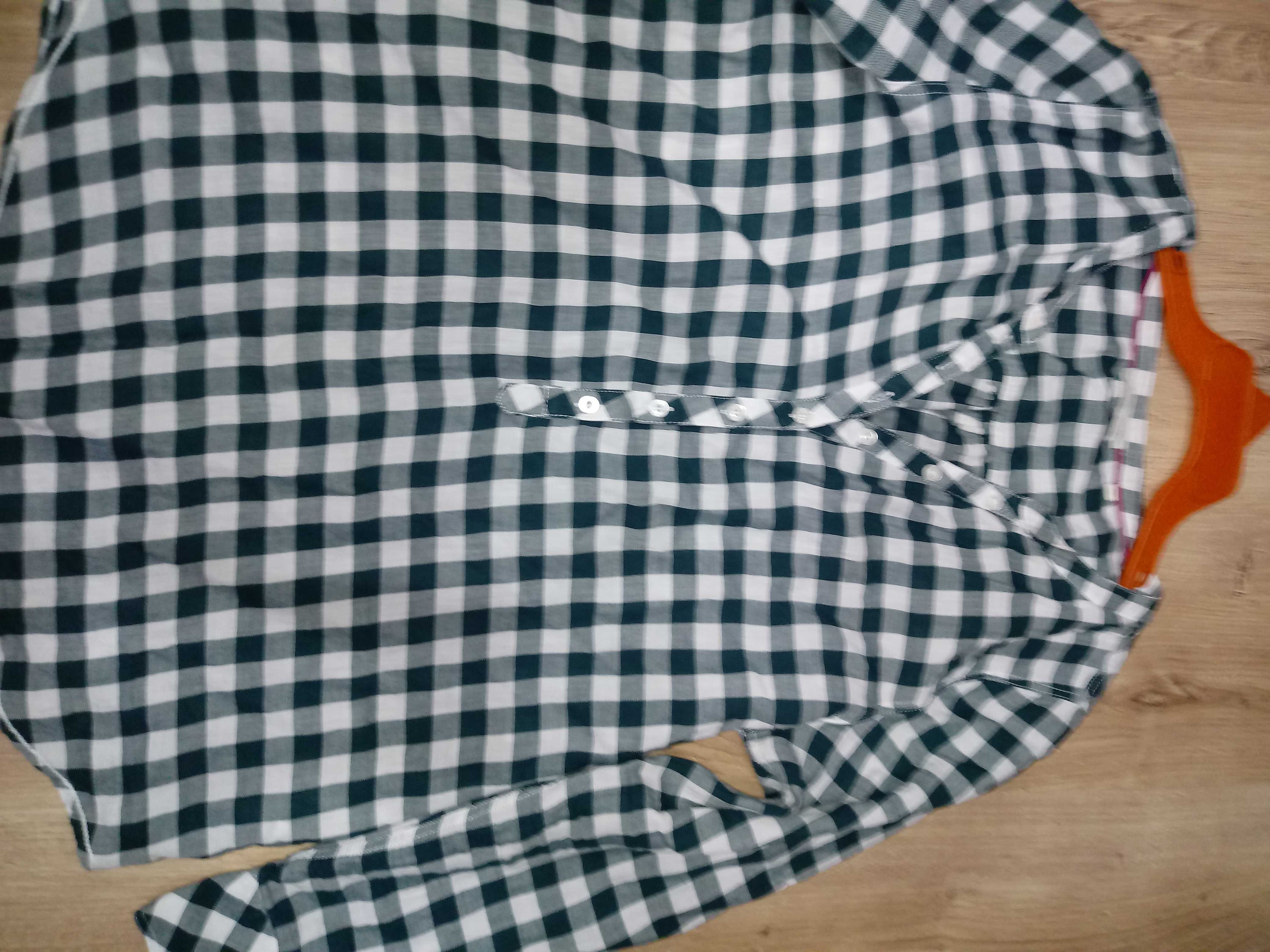 Bluzka w Kratkę XL