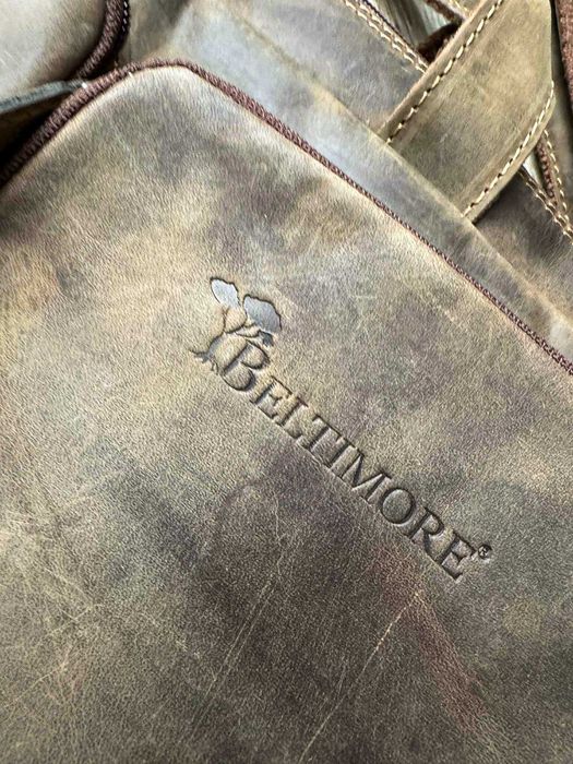 Beltimore N07 Torba męska na laptop skórzana 15,6