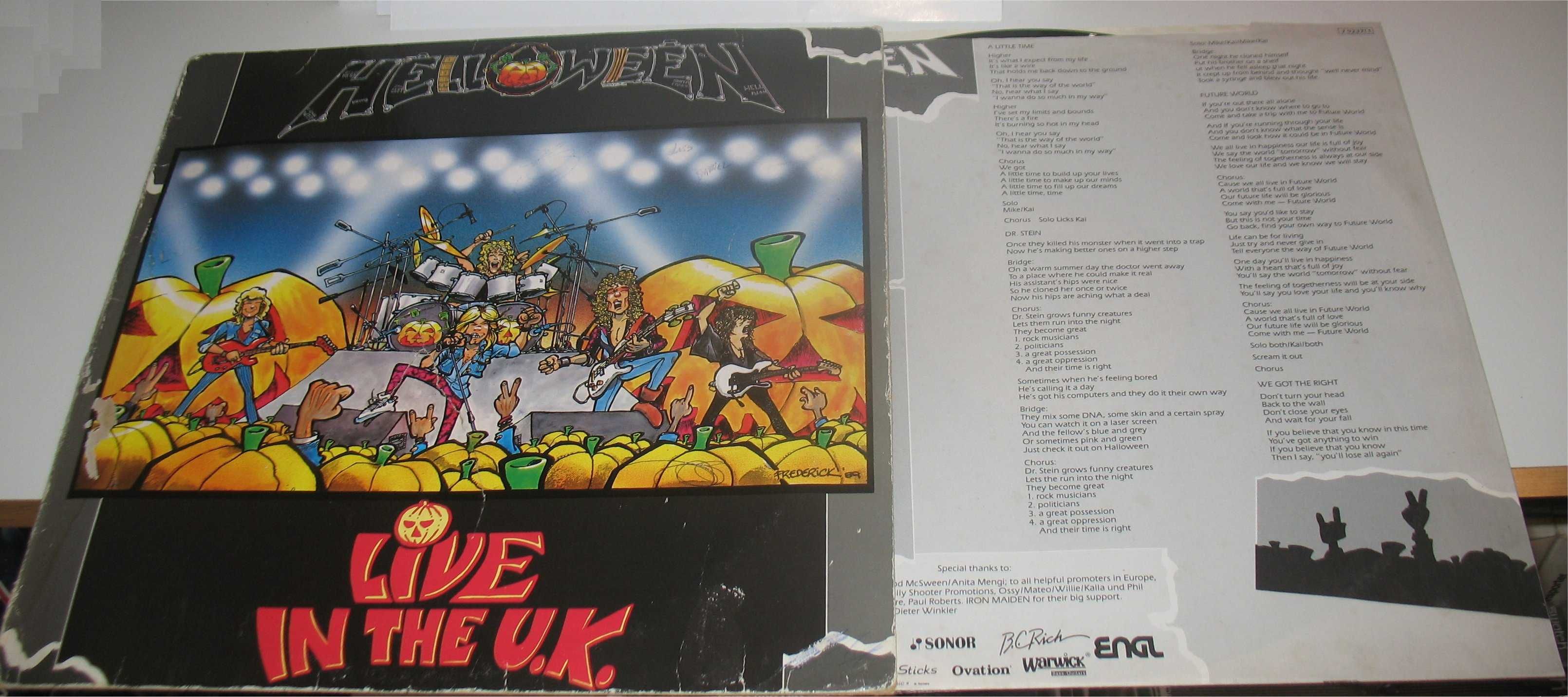 Helloween - Live In The U.K. LP