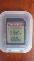 Karta pamięci SD XC 128 GB firmy Transcend model TS128GSDU3E