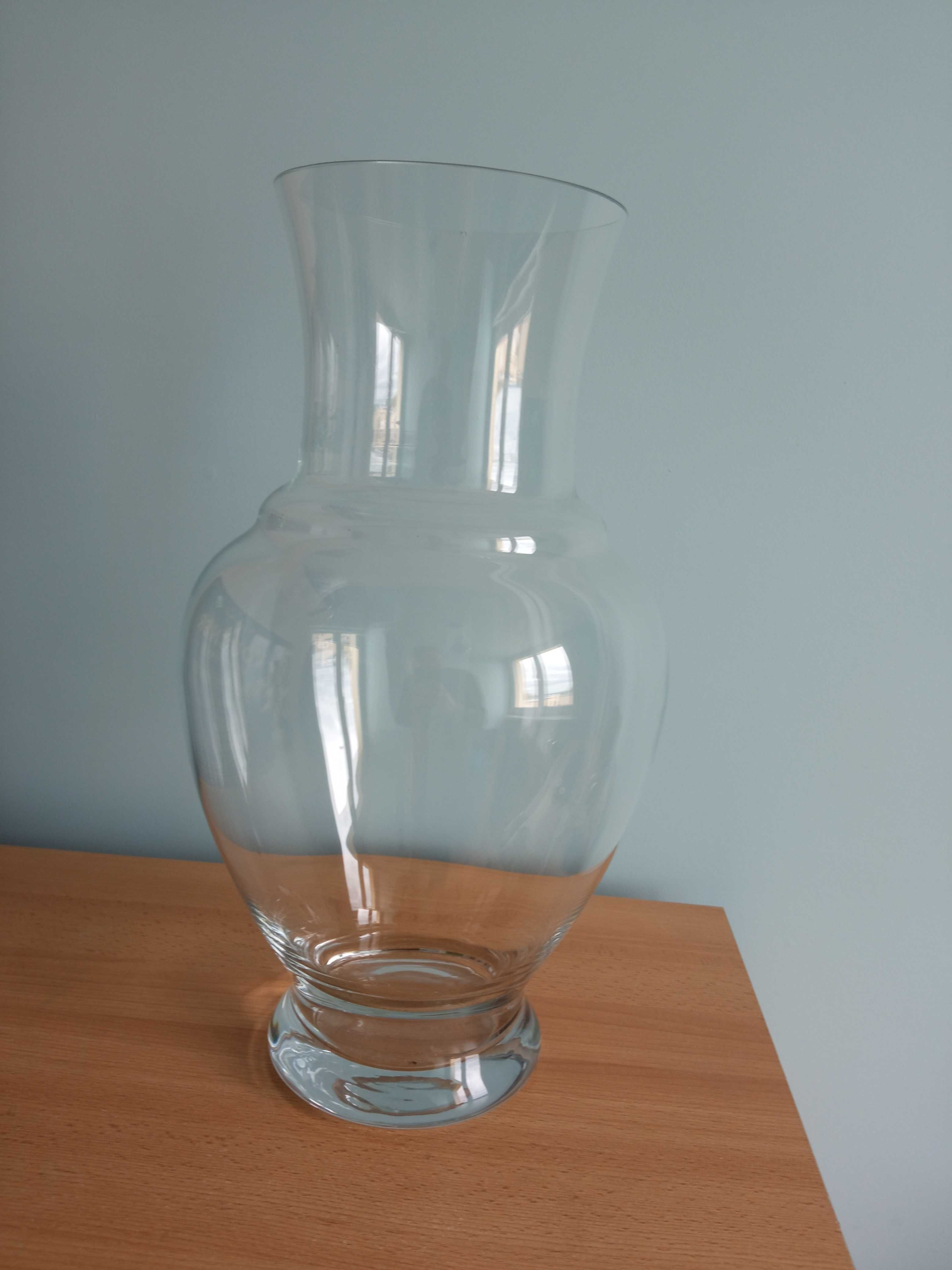Duży wazon z chudego szkła 41cm