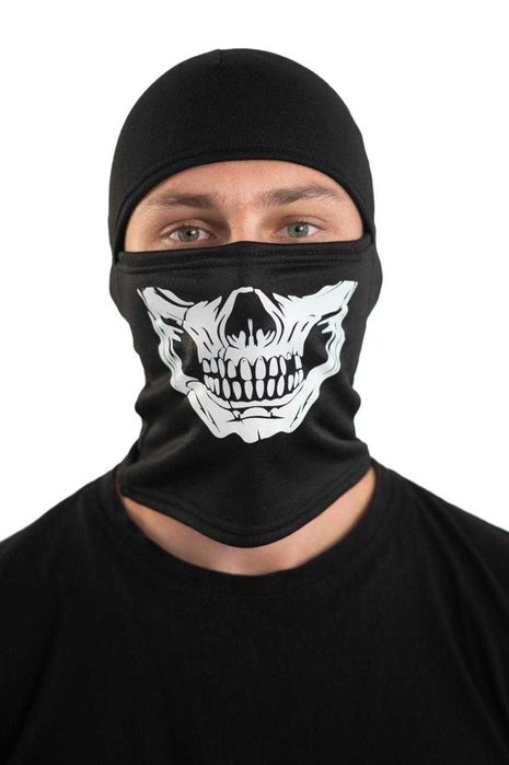 Зимова балаклава череп на флісі |  тепла балаклава на зиму