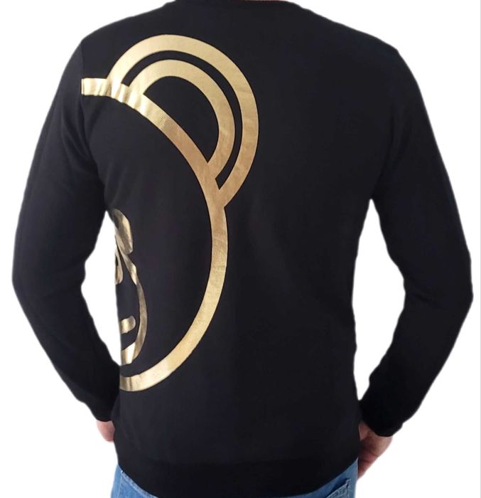 Bluza Męska Moschino złote dodatki Miś Okazja