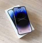 Apple iPhone 14 Pro Max 128 GB 5G srebrny - IDEAŁ, PL, bateria - 88%