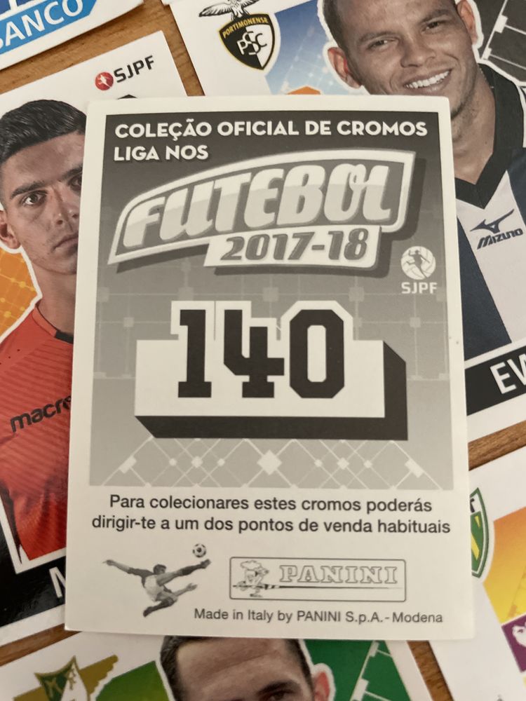 Cromos Futebol temporada 2017 a 2018
