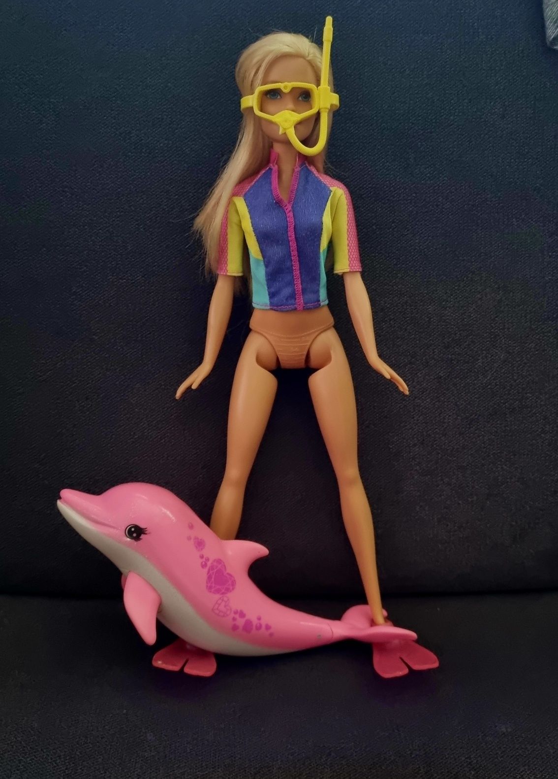 Lalka Barbie nurek z delfinem