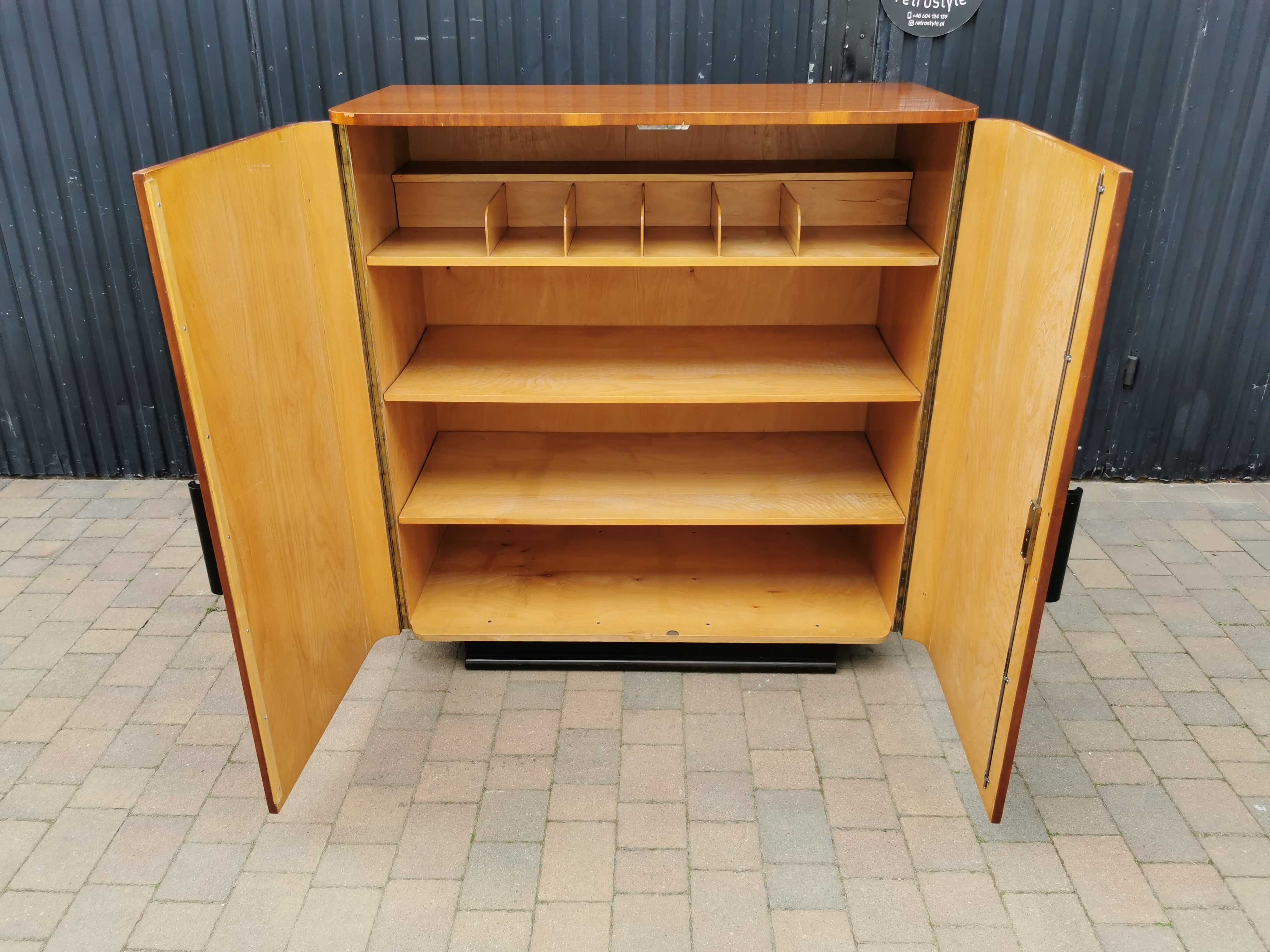 Bieliźniarka ART DECO proj. J. Halabala, Czechosłowacja '30-'50, Retro