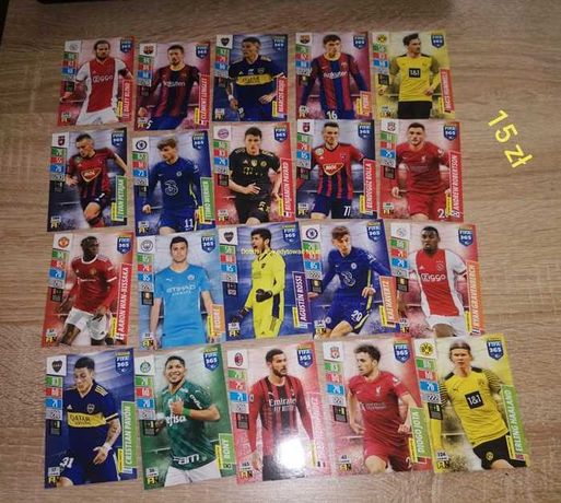 Karty z piłkarzami FIFA 3